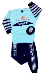 Stylish Boy's Printed Shirt and Trouser Suit - 2 Pcs Set