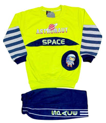 Stylish Boy's Printed Shirt and Trouser Suit - 2 Pcs Set