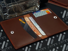 Card Holder High Quality Cow Leather Durable Practical Design for Men