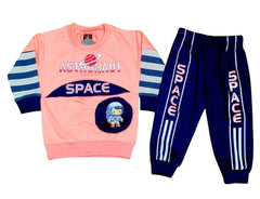 Stylish Boy's Printed Shirt and Trouser Suit - 2 Pcs Set