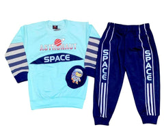 Stylish Boy's Printed Shirt and Trouser Suit - 2 Pcs Set