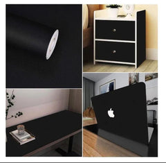 Elegant Black Vinyl Wallpaper for Home Decor
