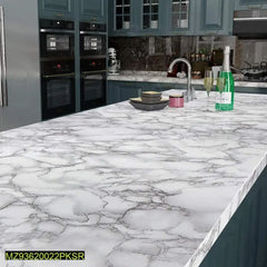 Marble Sticker Sheet, White